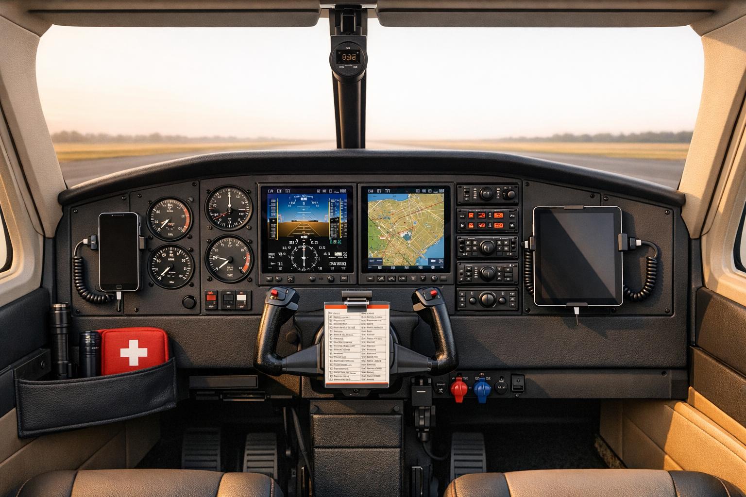 7 Ways to Organize Your Cockpit for Safer Flights – Pilot kneeboard for ...