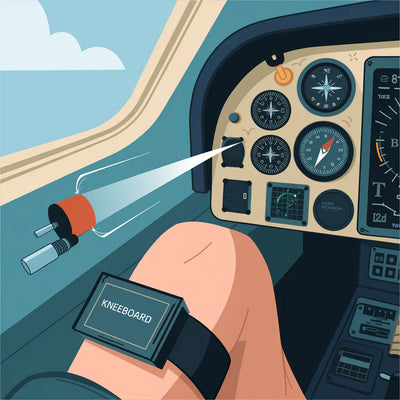 Addressing Concerns: Why the Magnetic Pilot Kneeboard Won't Interfere with Your Cockpit Compass or Electronics